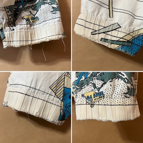 Vintage 80s Disney AmericanWear Mickey Mouse Retro Reversible Jacket Size XL - Picture 12 of 16